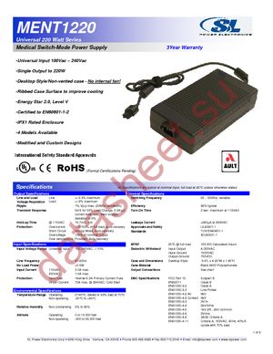 MENT1220A2851F01 datasheet  